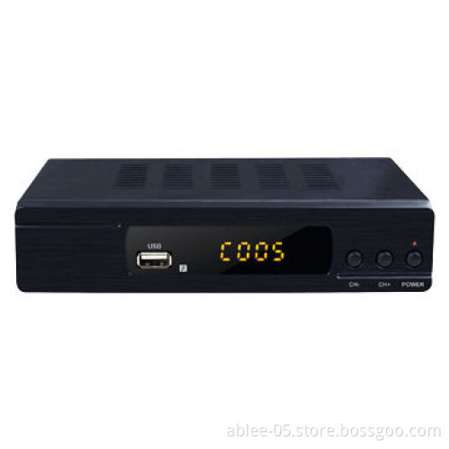 DVB-T2 HD Setup Box with 1,080 Pixels Resolution, Supports 6MHz Software Setting
